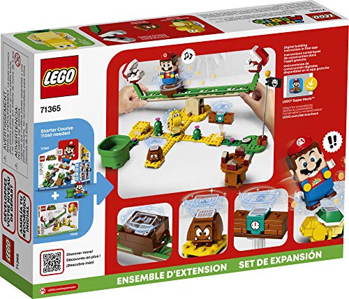 LEGO® Super Mario Piranha Plant Power Slide Expansion Set 71365; Building Kit for Kids to Combine with The Super Mario Adventures with Mario Starter Course (71360) Playset (217 Pieces) - Image 4