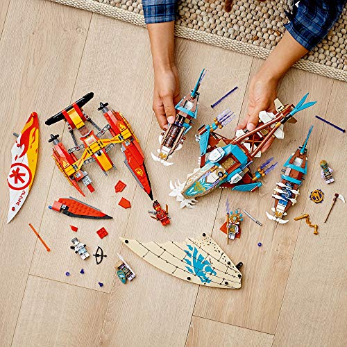 LEGO® NINJAGO Catamaran Sea Battle 71748 Building Kit; Ninja Playset Featuring Catamaran Toys and NINJAGO Kai, Jay and Zane; Best Gift for Kids Who Love Creative Play, New 2021 (780 Pieces) - Image 3