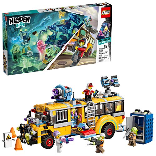 LEGO® Hidden Side Paranormal Intercept Bus 3000 70423 Augmented Reality [AR] Building Kit with Toy Bus, Toy App Allows for Endless Creative Play with Ghost Toys and Vehicle (689 Pieces)